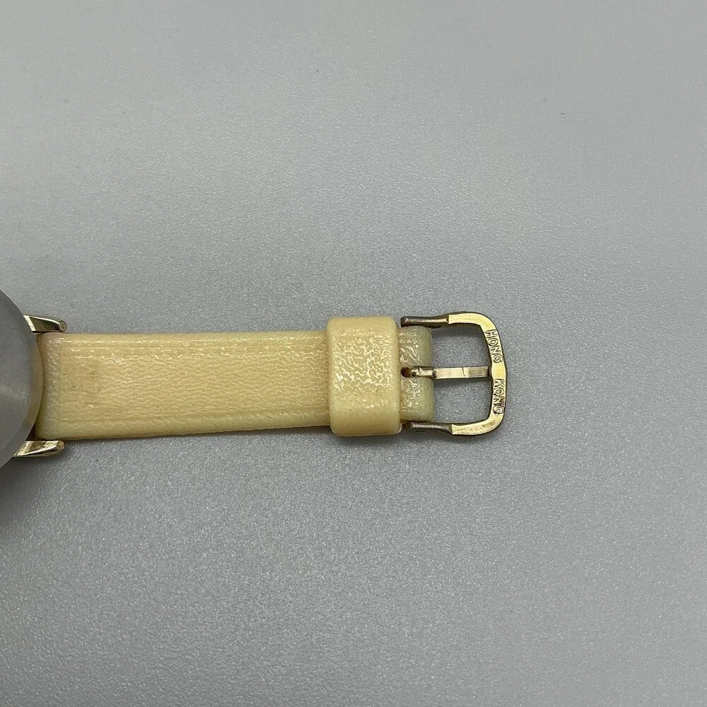 Vintage Bradley Holly Hobbie Girls Watch 27mm Gold Tone Cream Dial Manual 035S